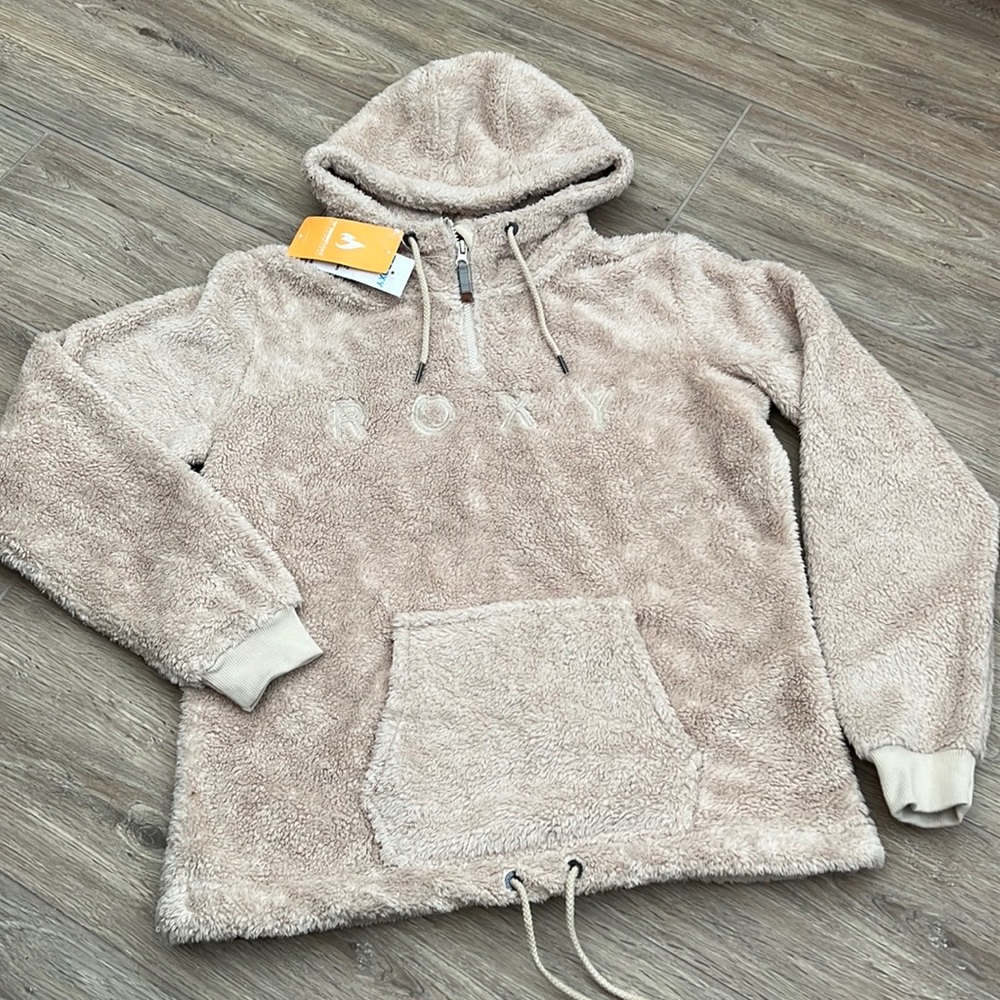 ✨ ROXY PLUMA SHERPA HOODIE SWEATER ✨ - Picture 6 of 14